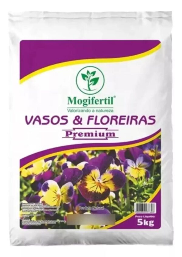 Substrato vasos e Floreira Premium 5kg